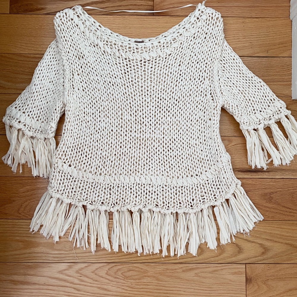Free people boho sweater